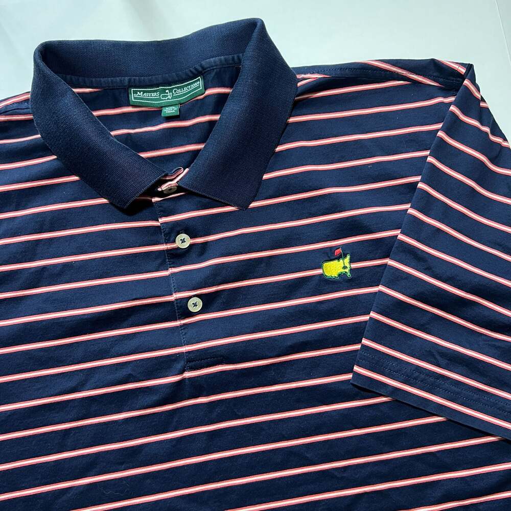 Masters Collection Striped Pima Cotton Polo Shirt XXL